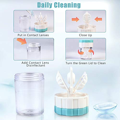 Rotating Contact Lens Washer