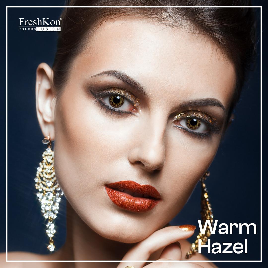 FreshKon Colors Fusion-Warm Hazel