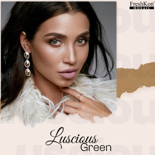 FreshKon Colors Mosaic-Luscious Green