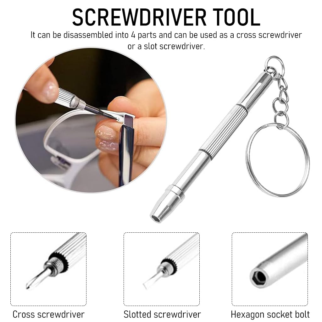 Glasses Scrue Driver 4 in 1
