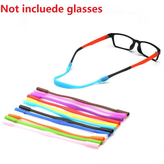 Colorful Silicone Eyeglass Cords – Pack of 6
