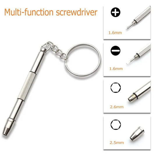 Glasses Scrue Driver 4 in 1