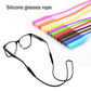 Colorful Silicone Eyeglass Cords – Pack of 6