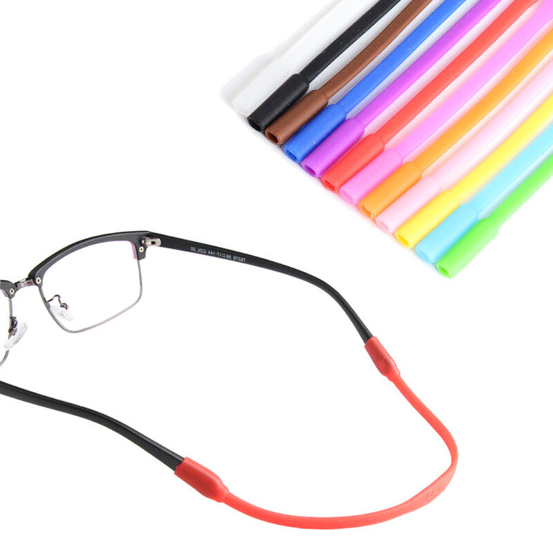 Colorful Silicone Eyeglass Cords – Pack of 6
